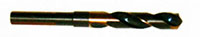135 Degree Split Point, Gold and Black Finish High Steel (H.S.) 1/2 Inch (in) Silver and Deming Drills
